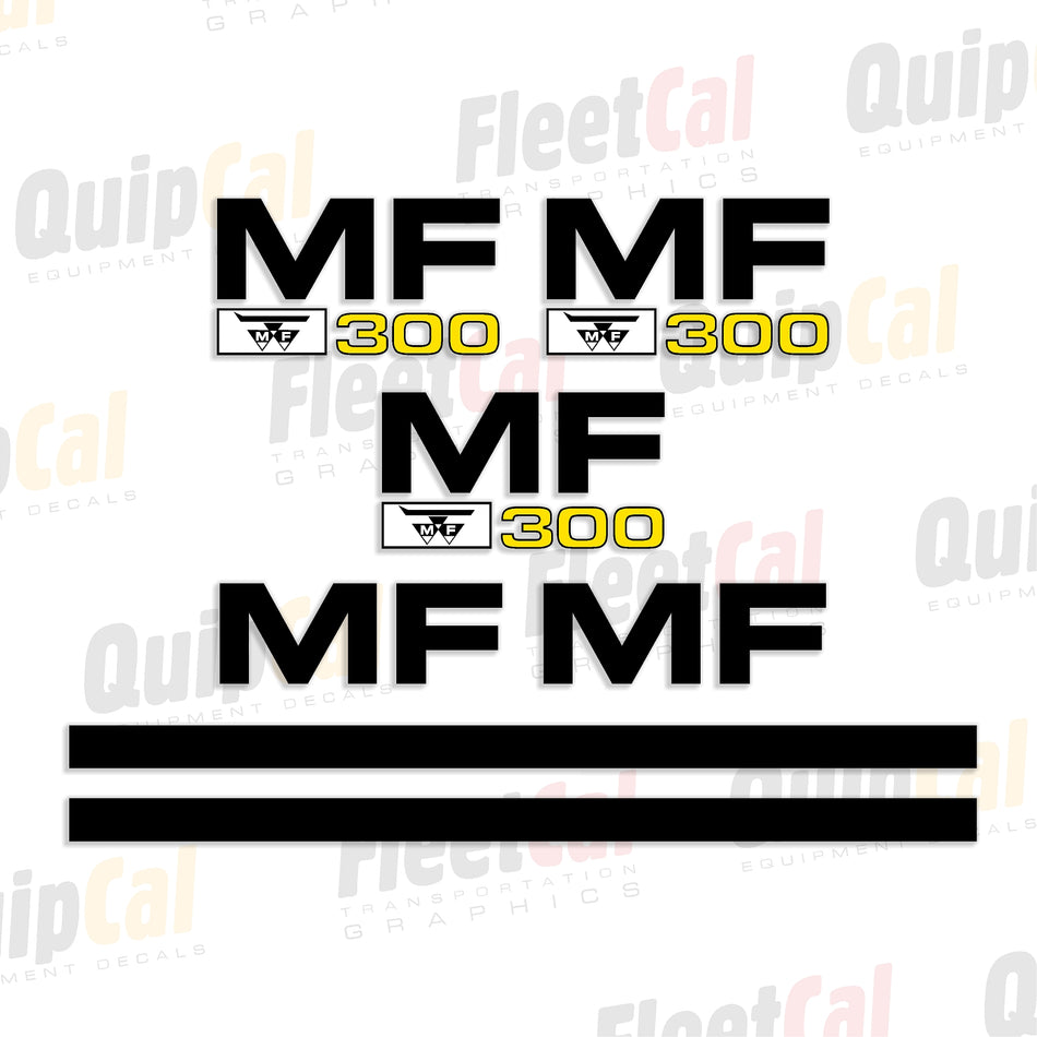 Massey Ferguson Industrial Dozer Decal Set