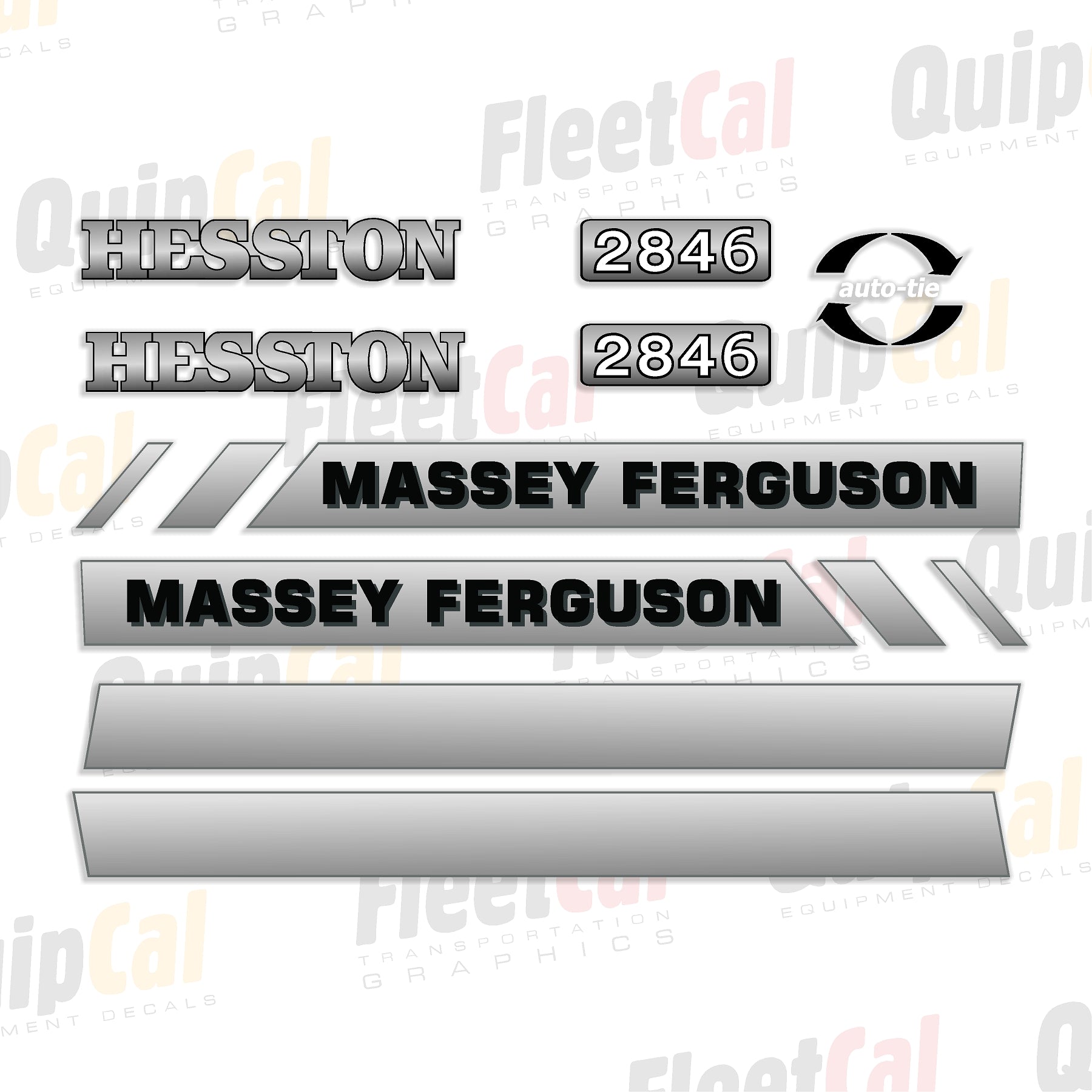 Massey Ferguson - Hesston Decals