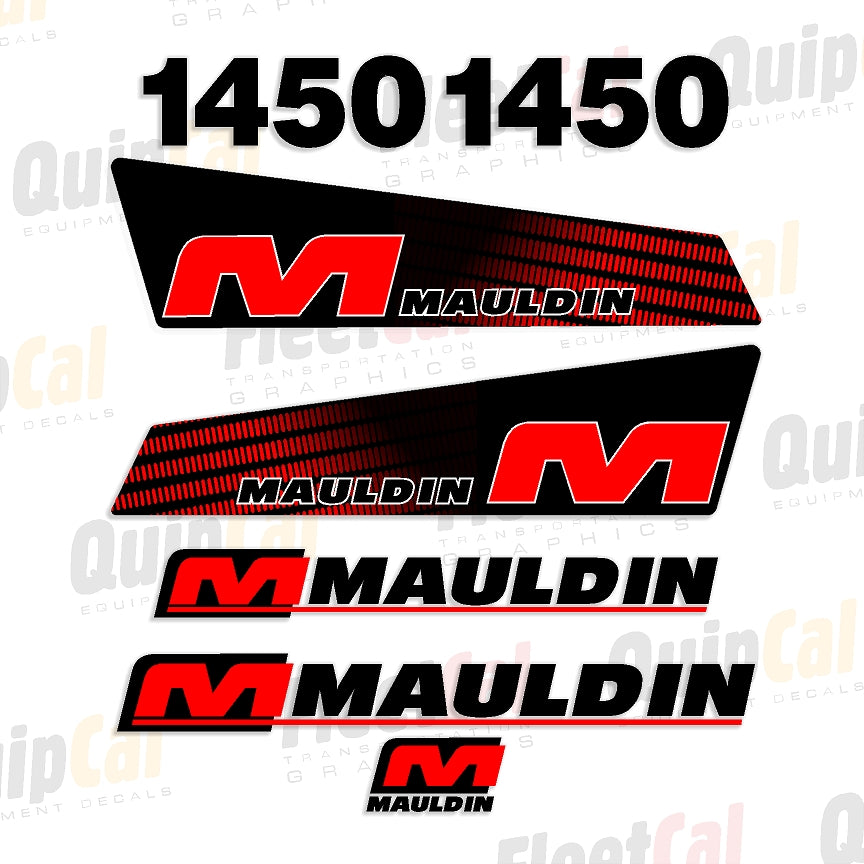 Mauldin Double Drum Roller Decals