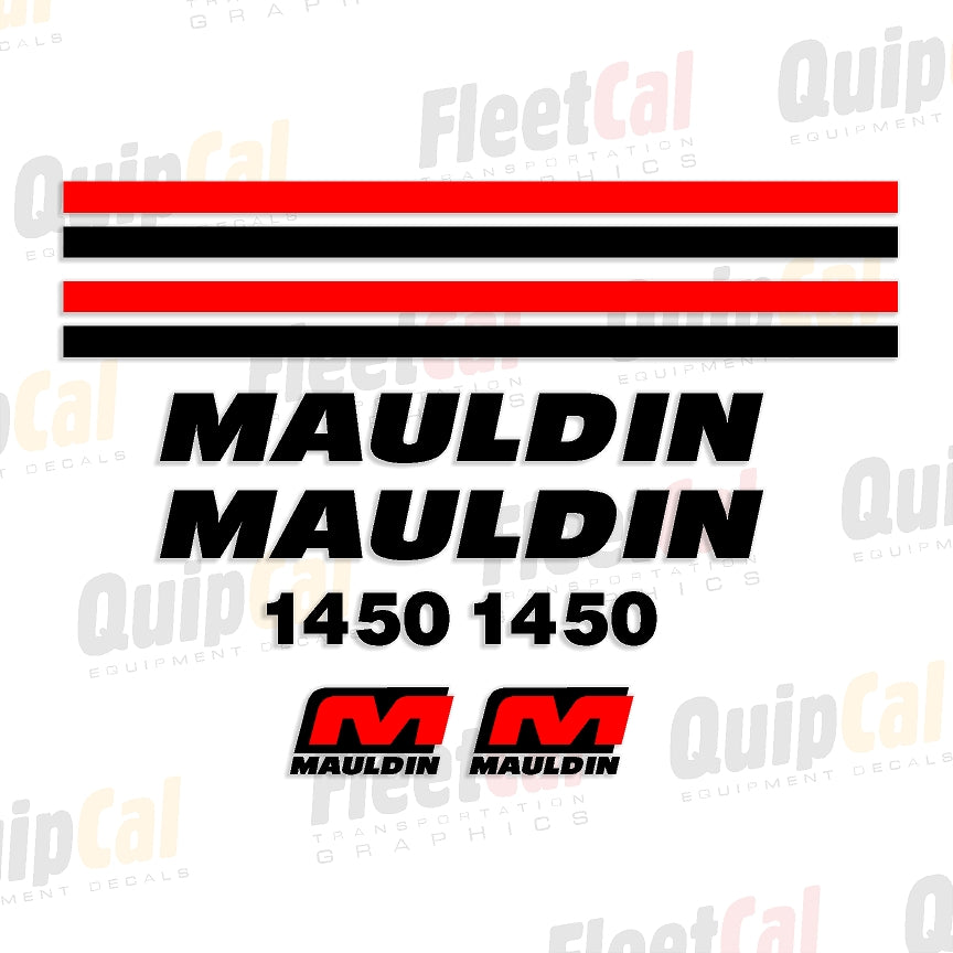 Mauldin Double Drum Roller Decals