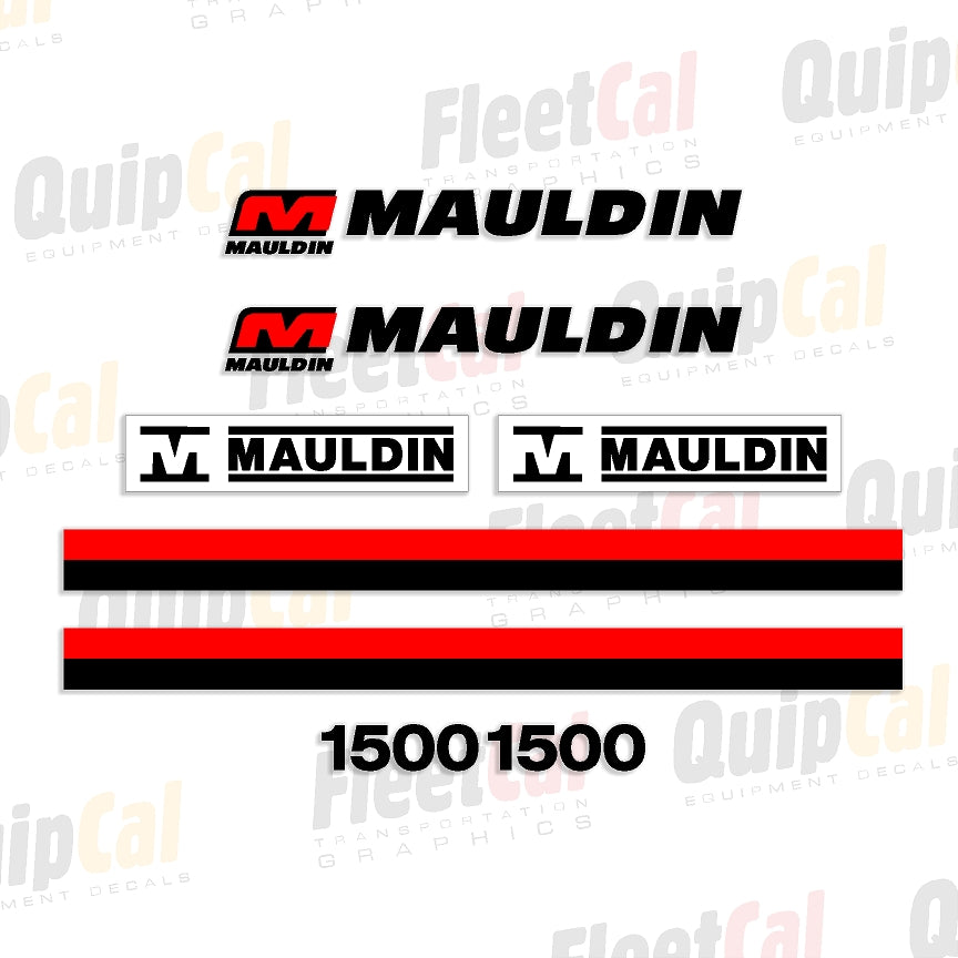 Mauldin Paver Decals