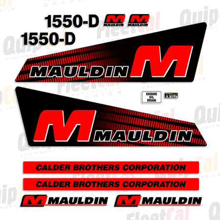 Mauldin Paver Decals