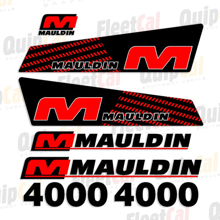 Mauldin Double Drum Roller Decals