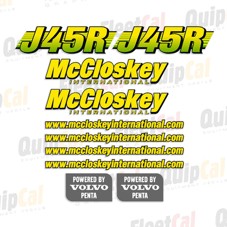 McCloskey Screen and Crusher Decals