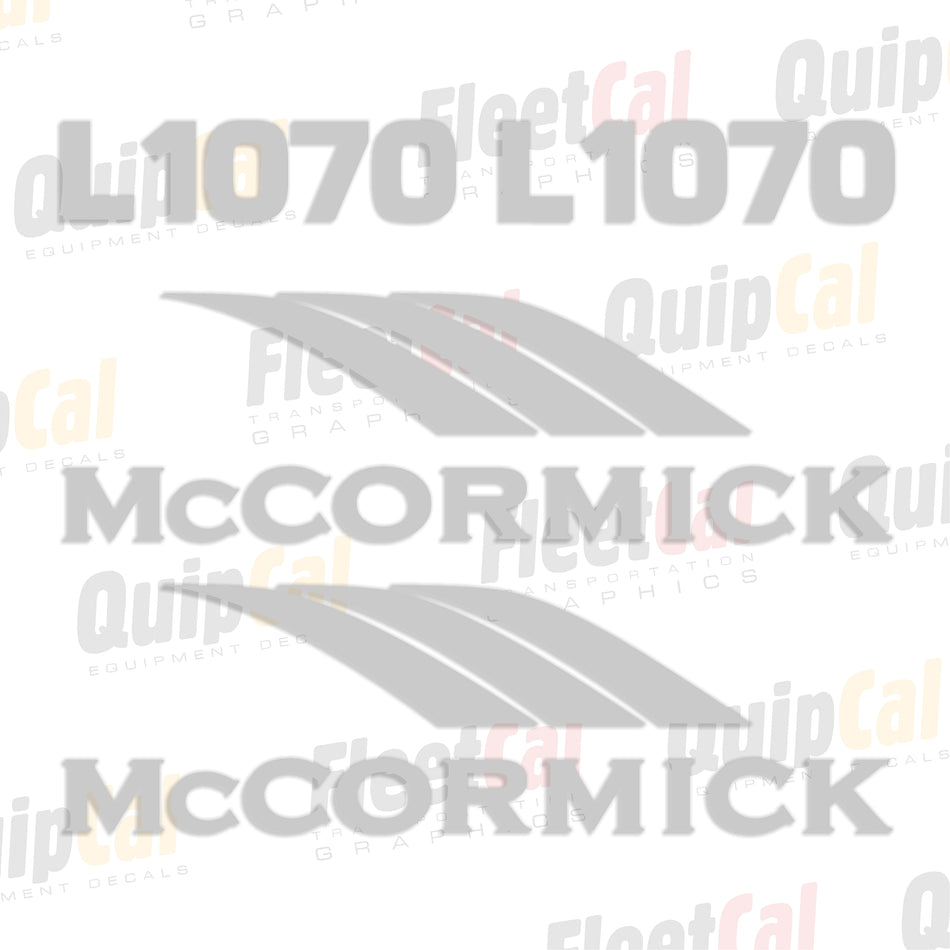 McCormick Front Loader Decal Set