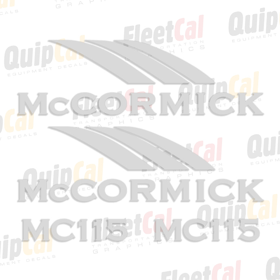 McCormick Tractor Decal Set