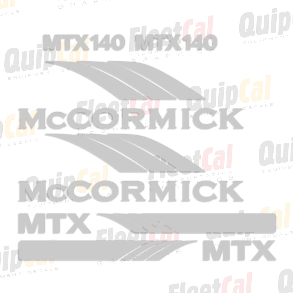 McCormick Tractor Decal Set