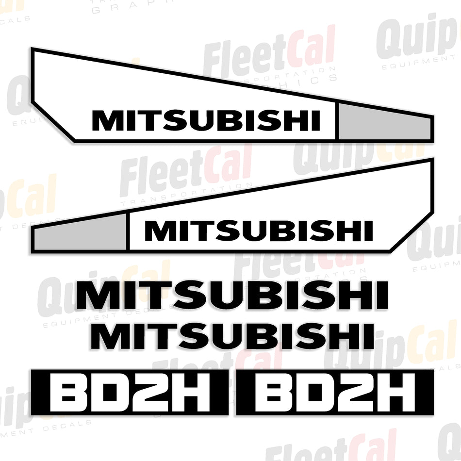 Mitsubishi Dozer Decal Set