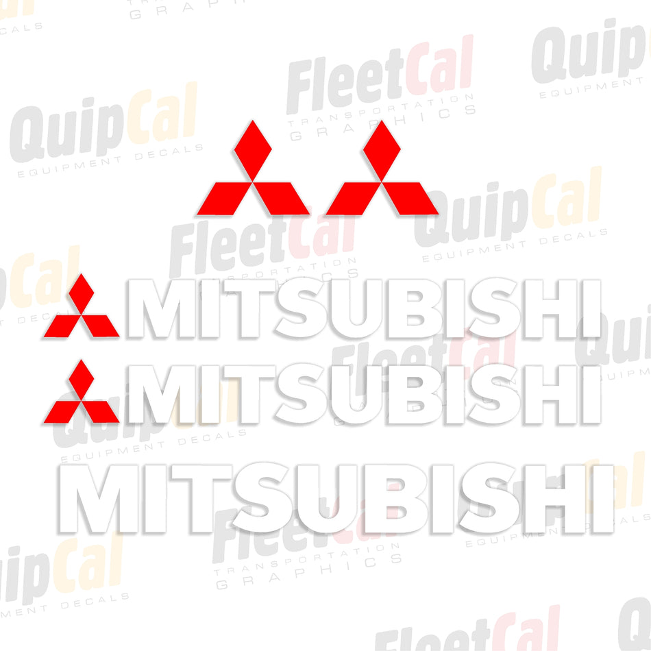 Decals for Mitsubishi Forklifts