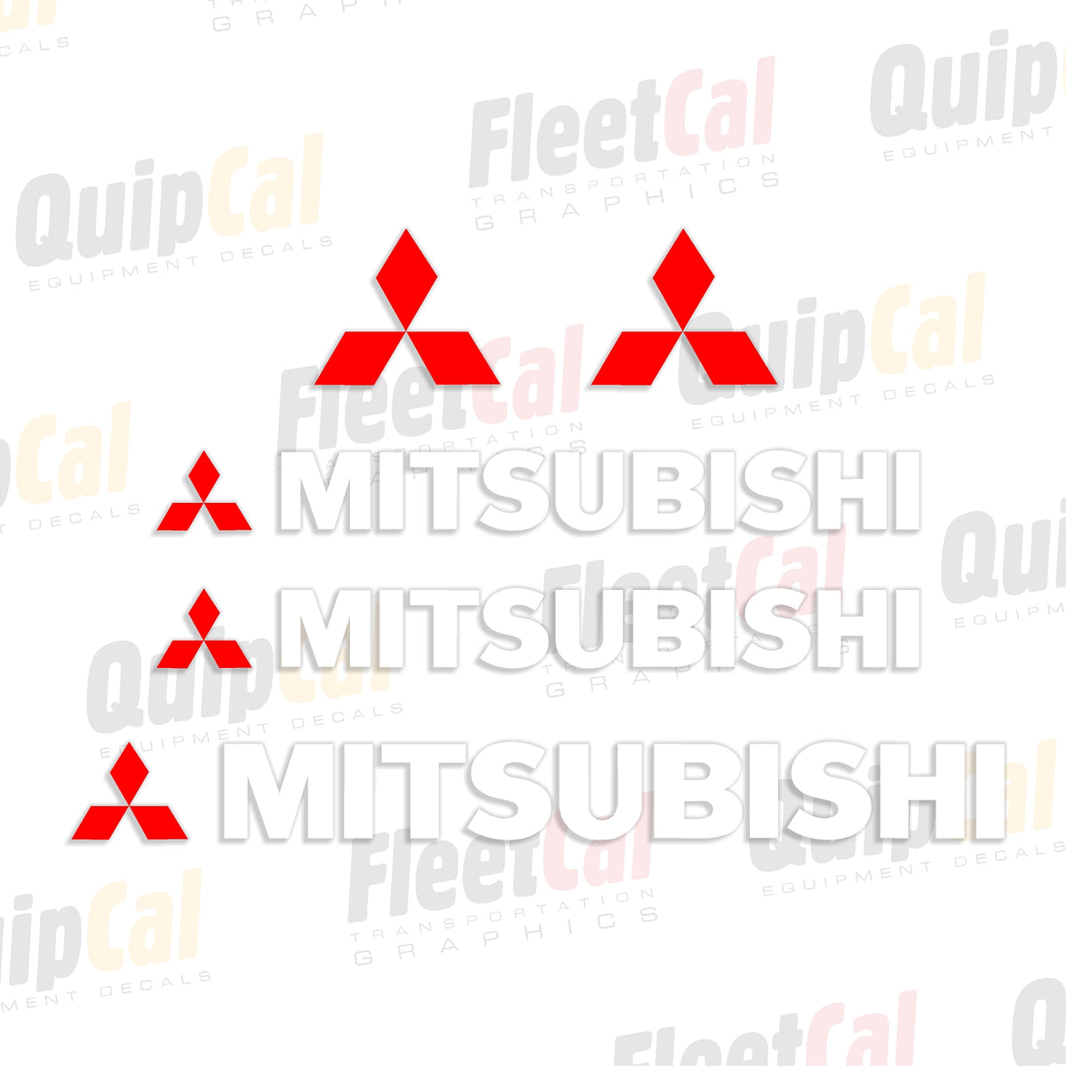 Decals for Mitsubishi Forklifts