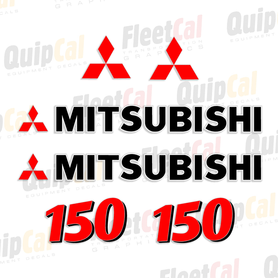 Decals for Mitsubishi Forklifts