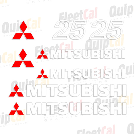 Decals for Mitsubishi Forklifts