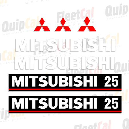 Decals for Mitsubishi Forklifts