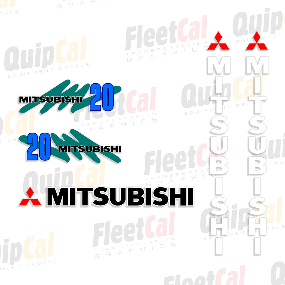 Decals for Mitsubishi Forklifts