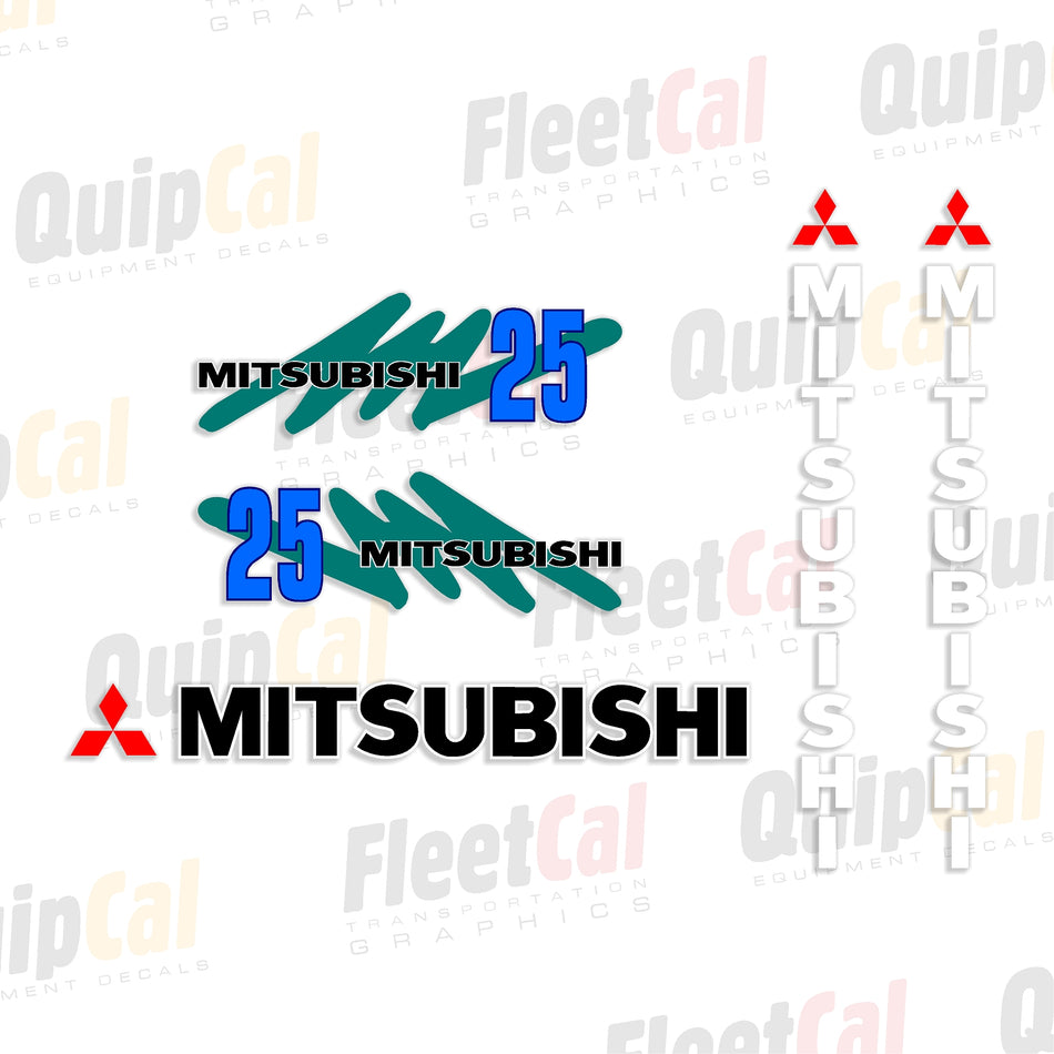 Decals for Mitsubishi Forklifts