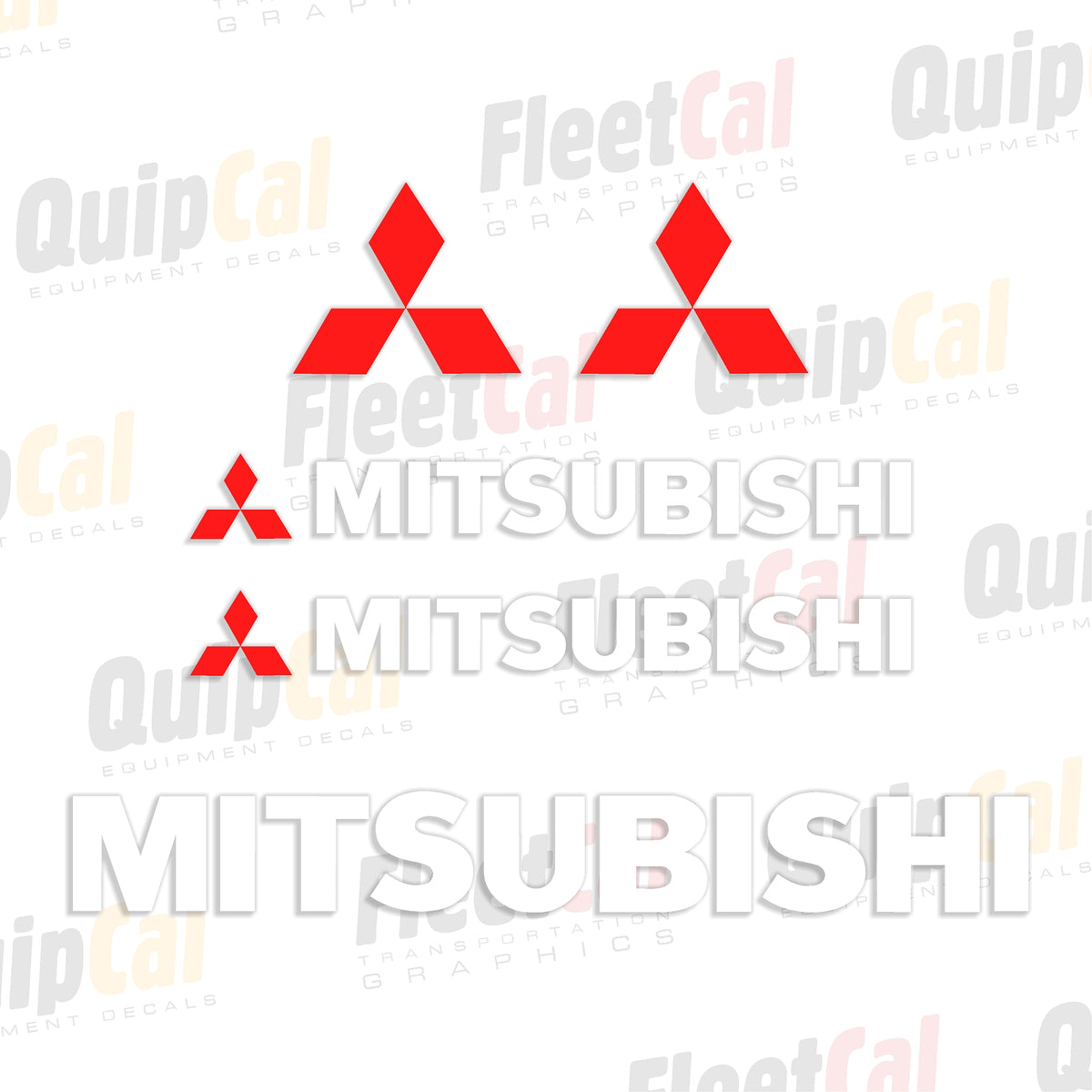 Decals for Mitsubishi Forklifts