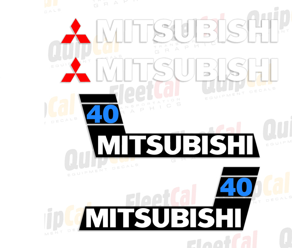 Decals for Mitsubishi Forklifts