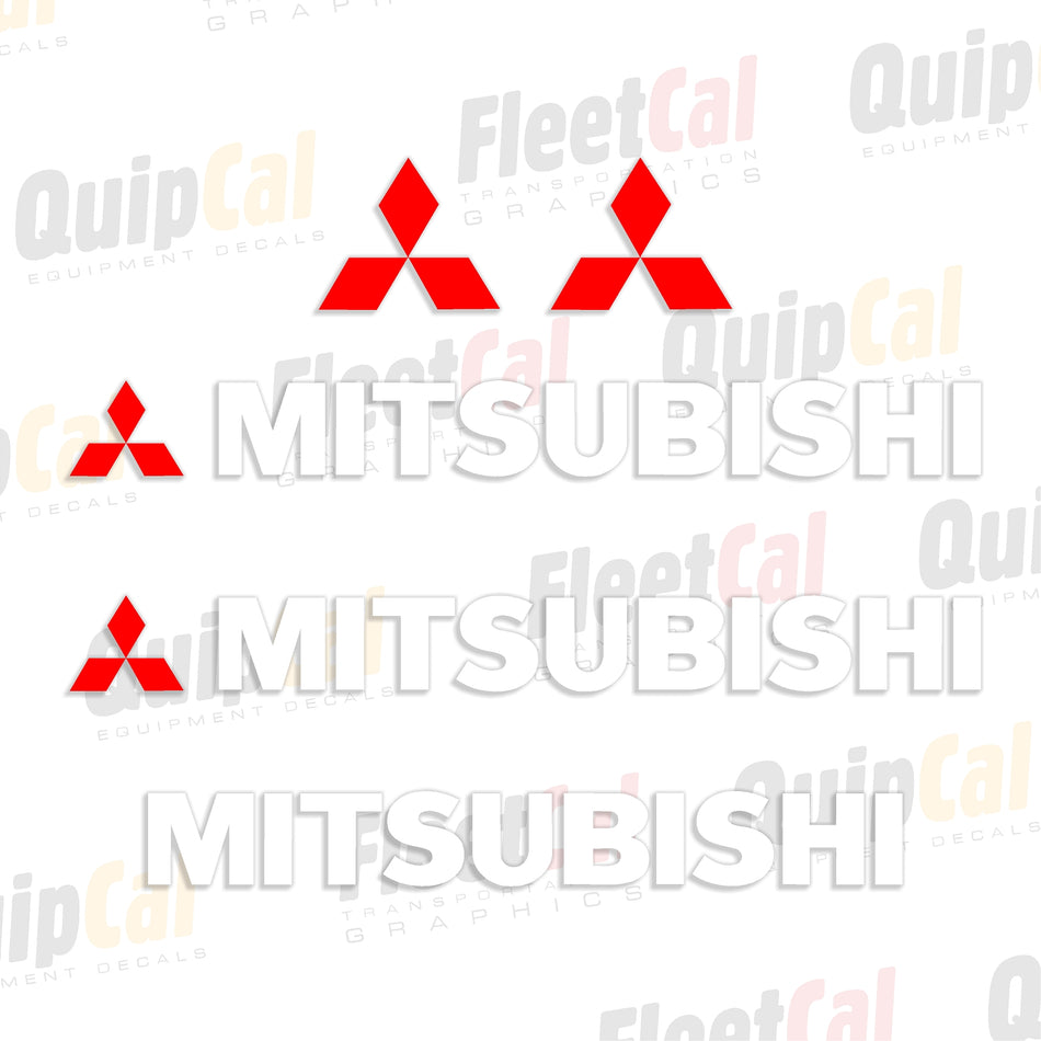 Decals for Mitsubishi Forklifts