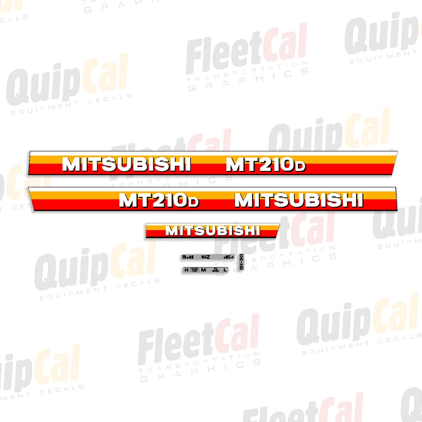 Mitsubishi Tractor Decals