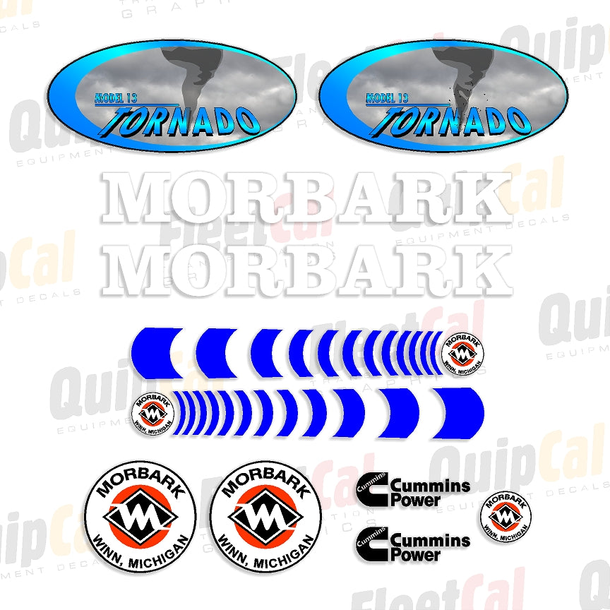 Morbark Chipper Decal Set