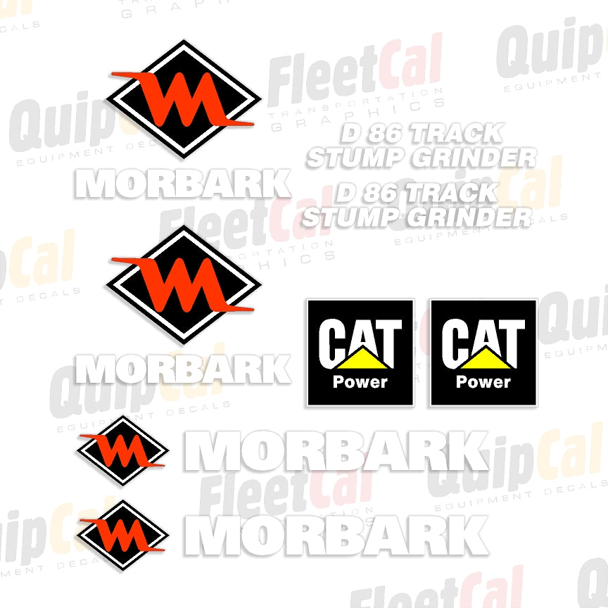 Morbark Stump Grinder Decal Set