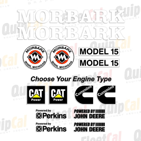 Morbark Chipper Decal Set