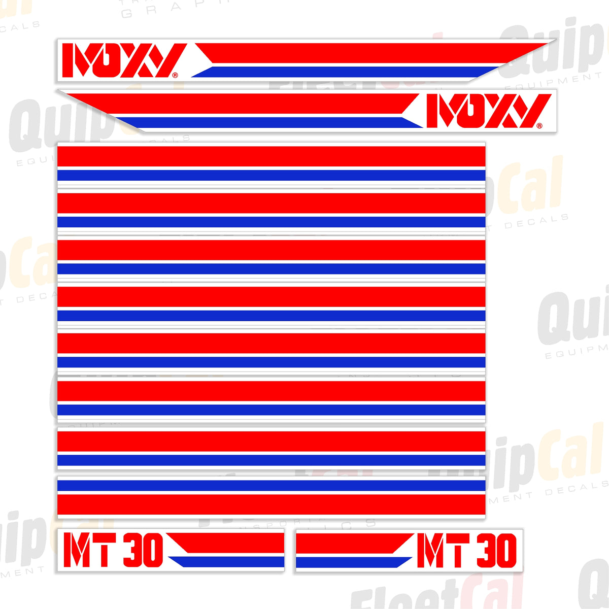 Moxy Haul Truck Decal Set