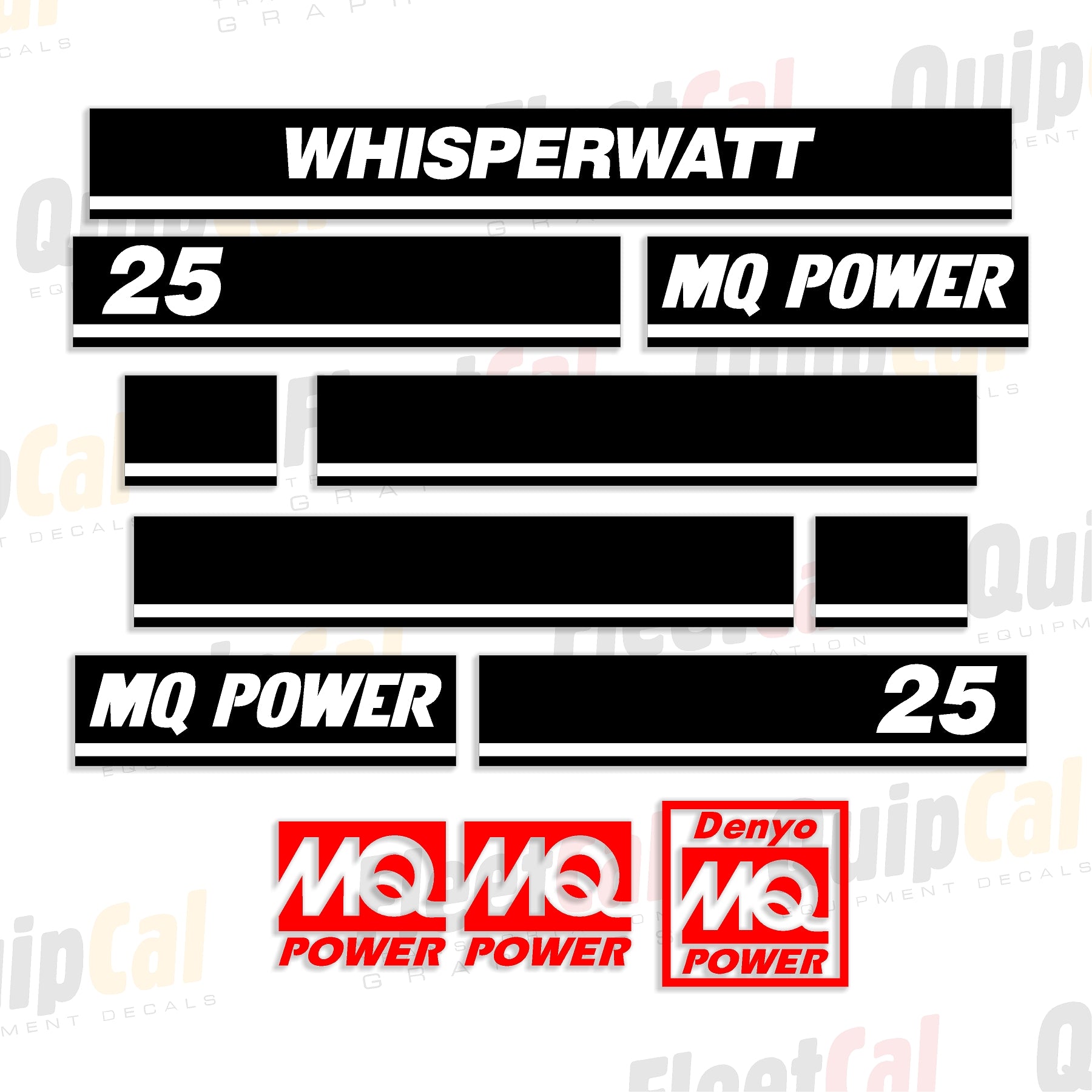 MultiQuip Generator Decal Set