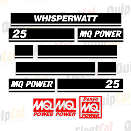 MultiQuip Generator Decal Set