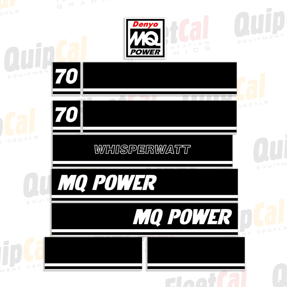 MultiQuip Generator Decal Set