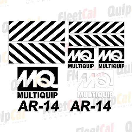 MultiQuip Roller Decals