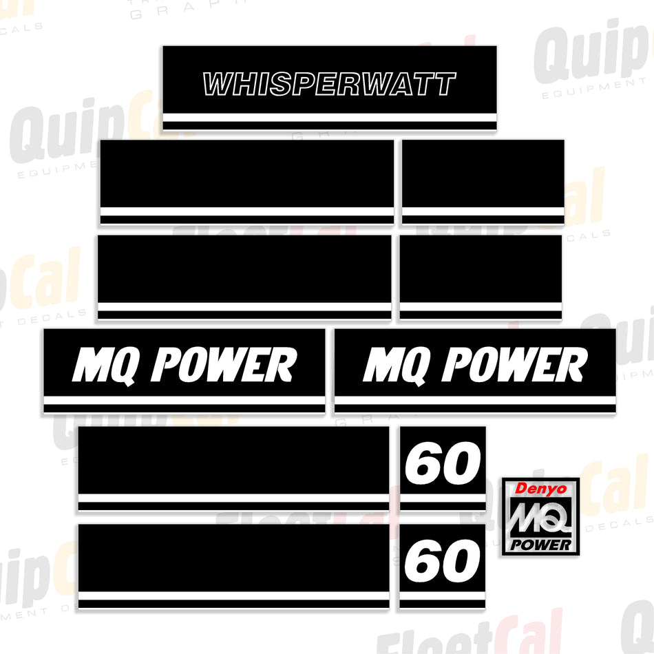 MultiQuip Generator Decal Set