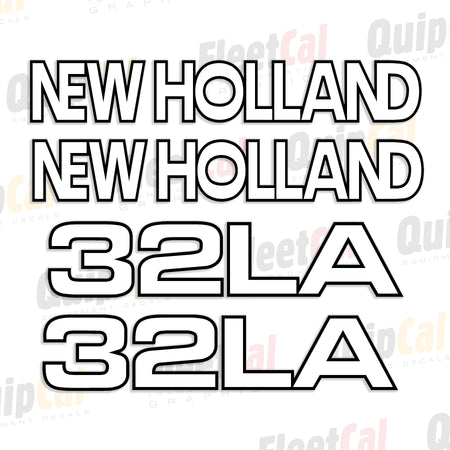 New Holland Front Loader Attachment Decal Set