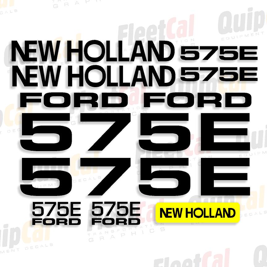 New Holland 575E Marking Decal Set