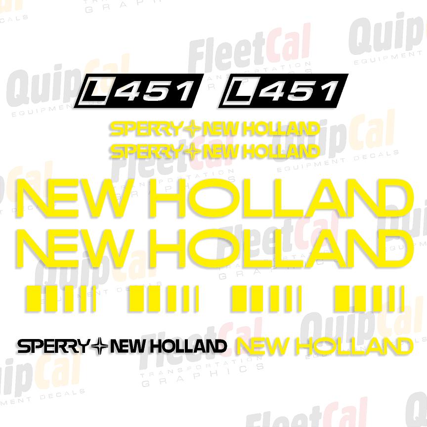 New Holland L451 Marking Decal Set