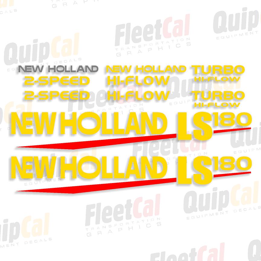 New Holland LS180 2000-2004 Marking Decal Set