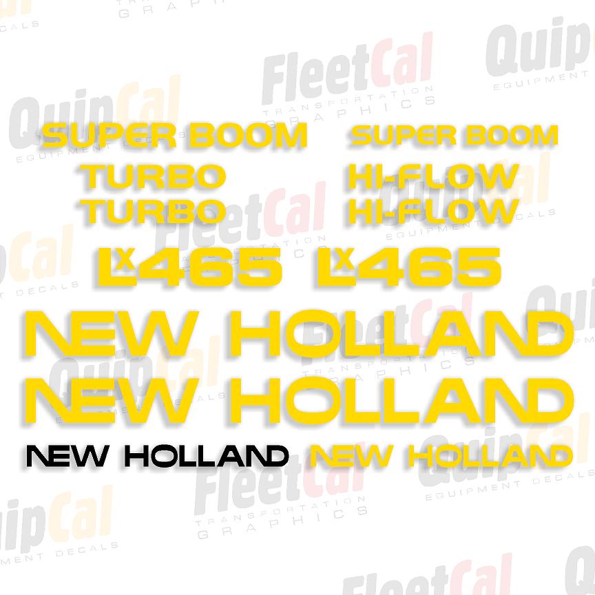 New Holland LX465 Marking Decal Set