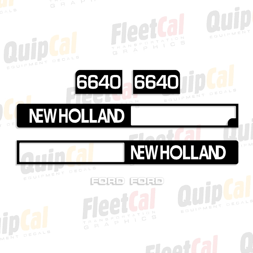 New Holland Tractor Decals