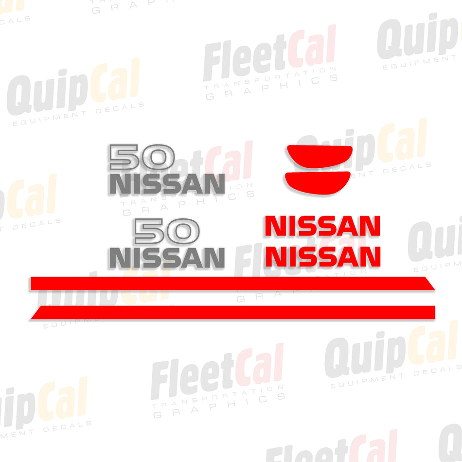 Nissan Forklift Decal Sets