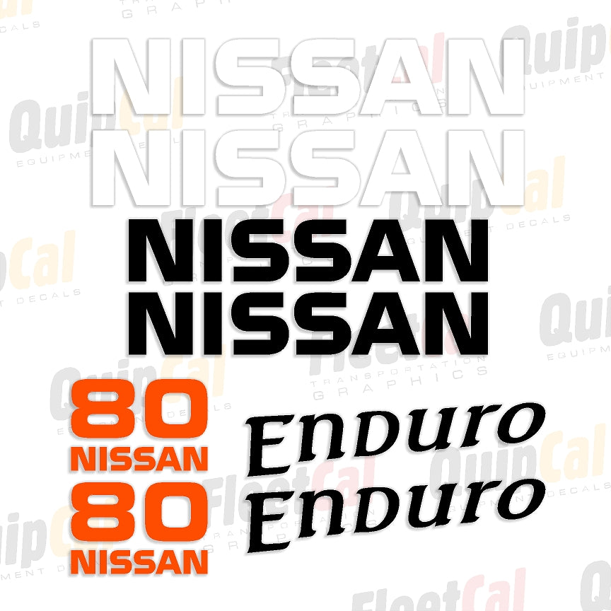 Nissan Forklift Decals