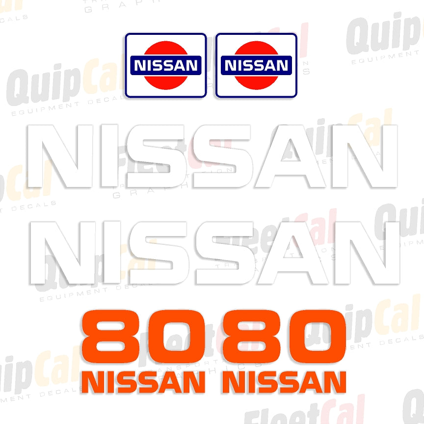 Nissan Forklift Decals