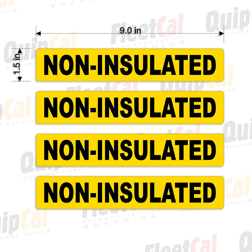 Non-Insulated Decal for Manlifts, Bucket Trucks, Cranes