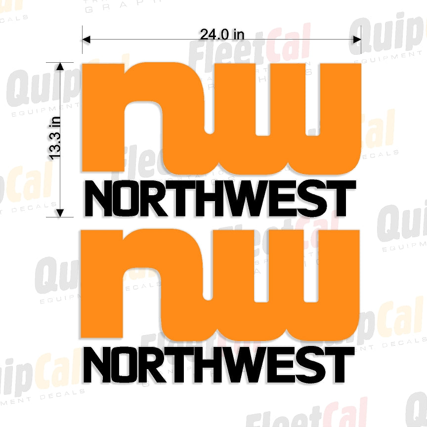 Northwest Cranes Decals