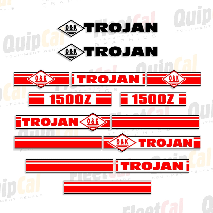 O&K Trojan Decals