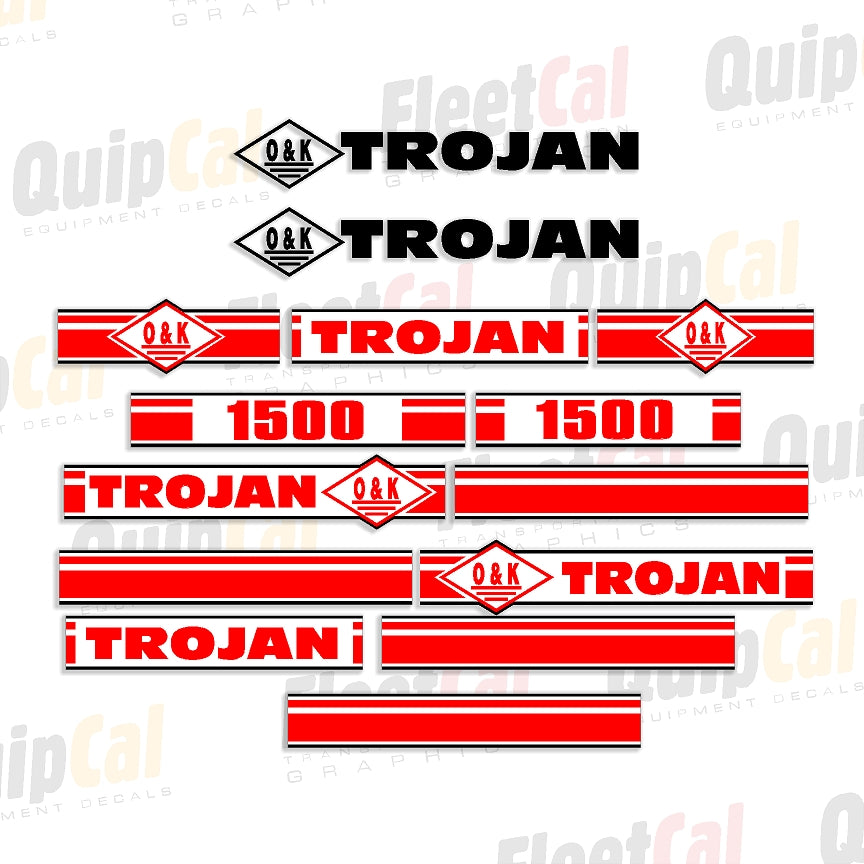 O&K Trojan Decals