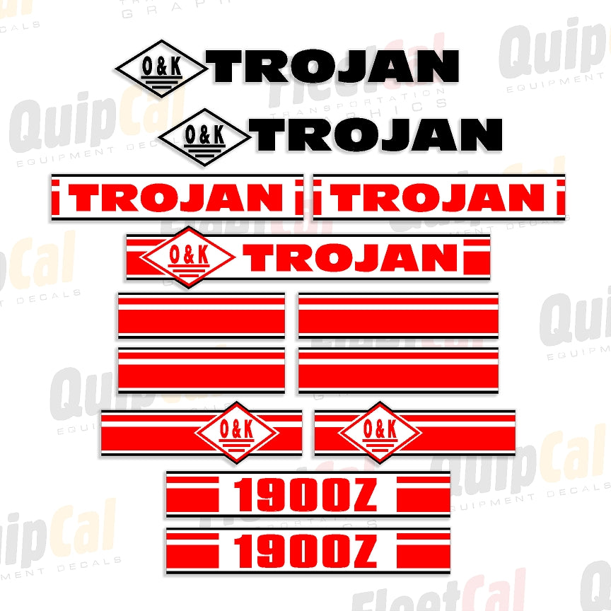 O&K Trojan Decals