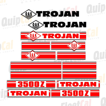 O&K Trojan Decals