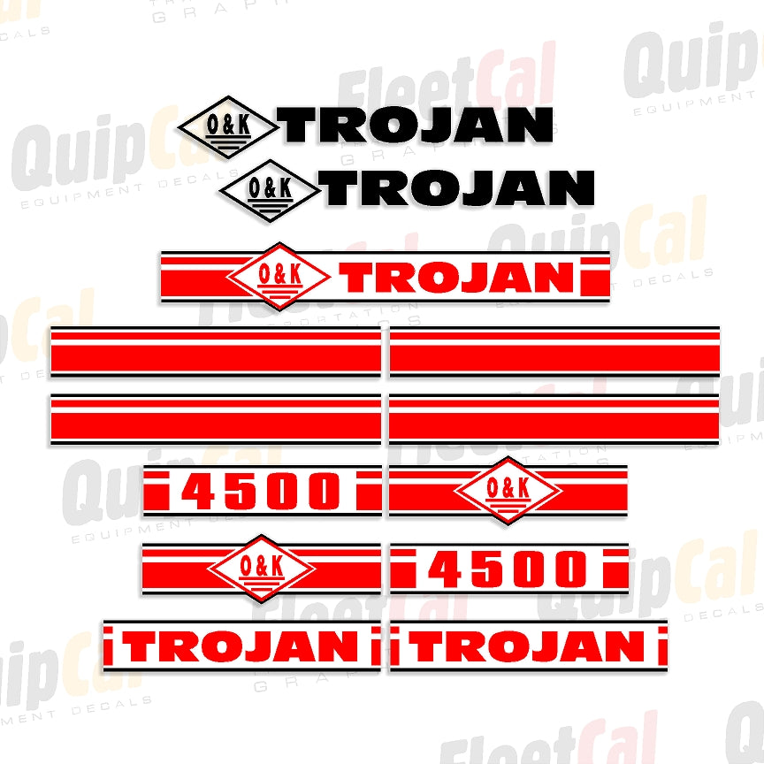 O&K Trojan Decals