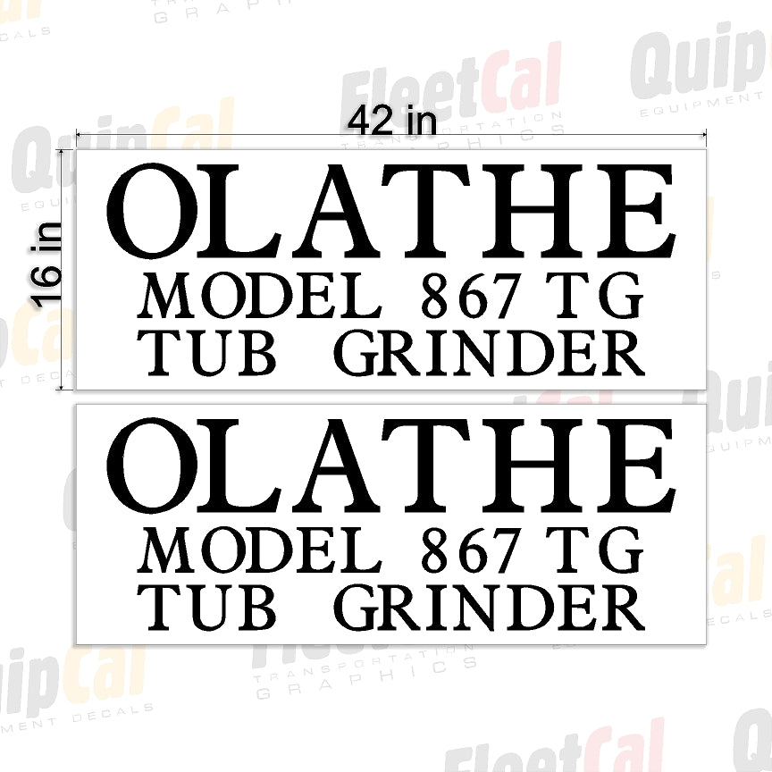 Olathe Grinder Decals