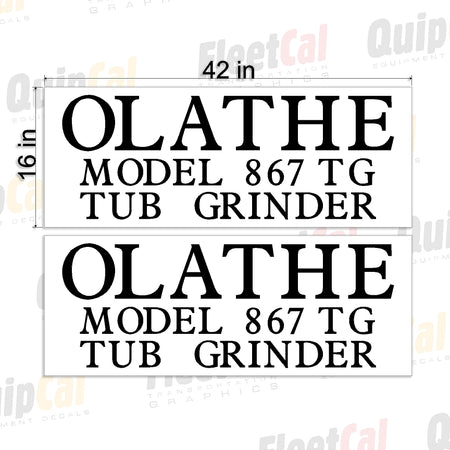 Olathe Grinder Decals